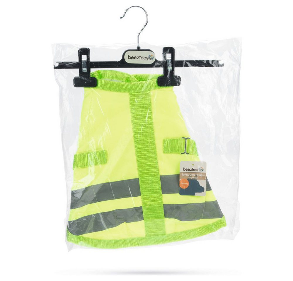 Thumbnail - Beeztees Hundewarnweste Hundemantel Teddie, reflektierend gelb