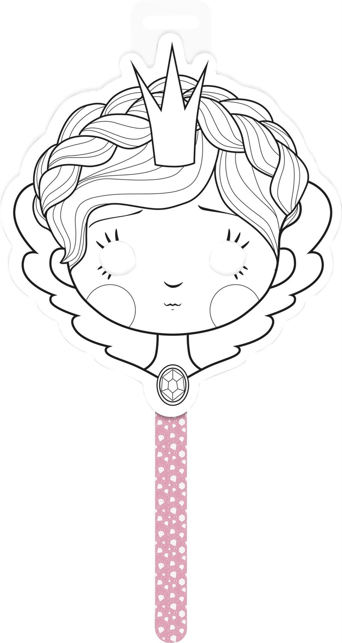 Avenue Mandarine Kostüm Avenue Mandarine Graffy Stick, Stabmaske Prinzessin