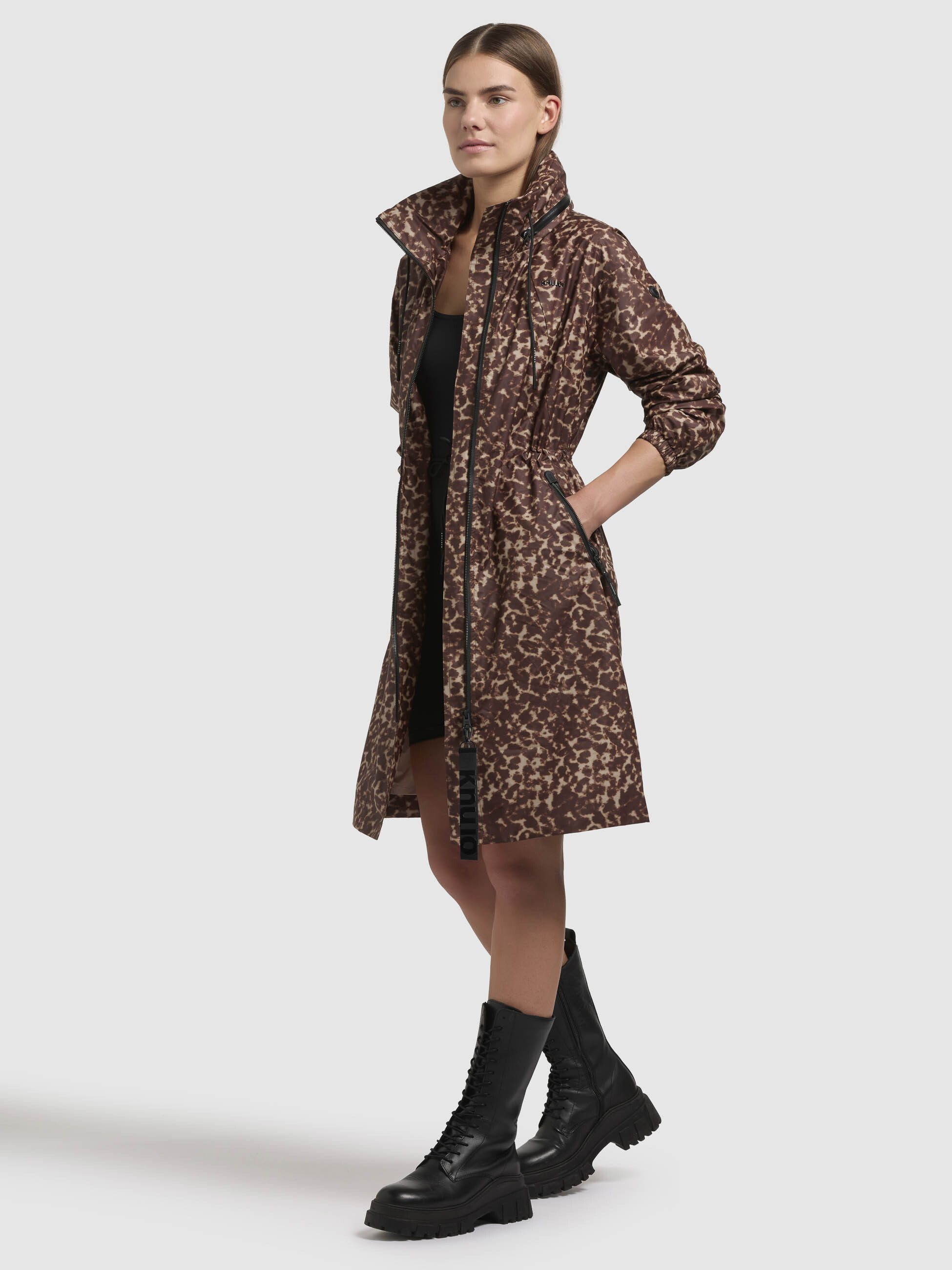 khujo Kurzmantel ERTHE LEO PRINT