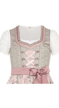 Nübler Dirndl Kinderdirndl 3-teilig Rosy in Silber von Nübler