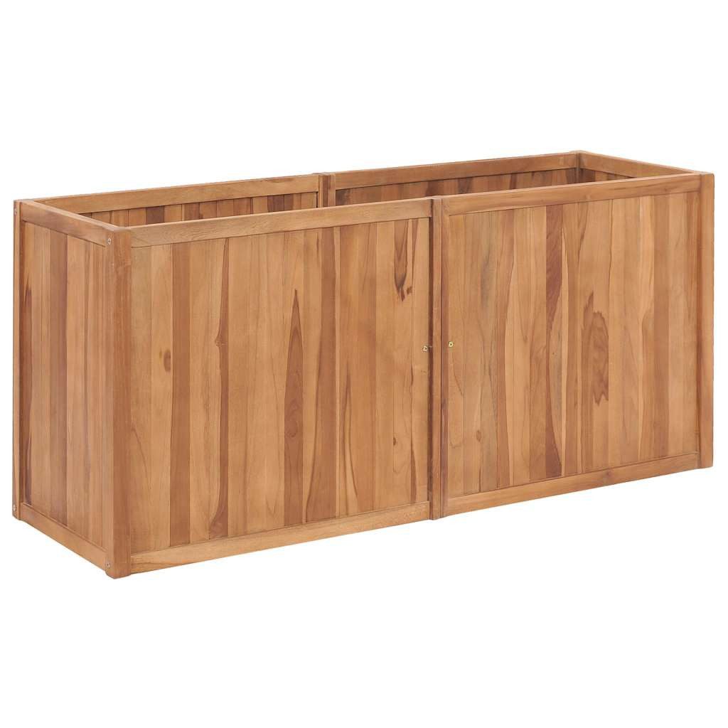 vidaXL Hochbeet vidaXL Garten-Hochbeet 150 x 50 x 70 cm Massivholz Teak