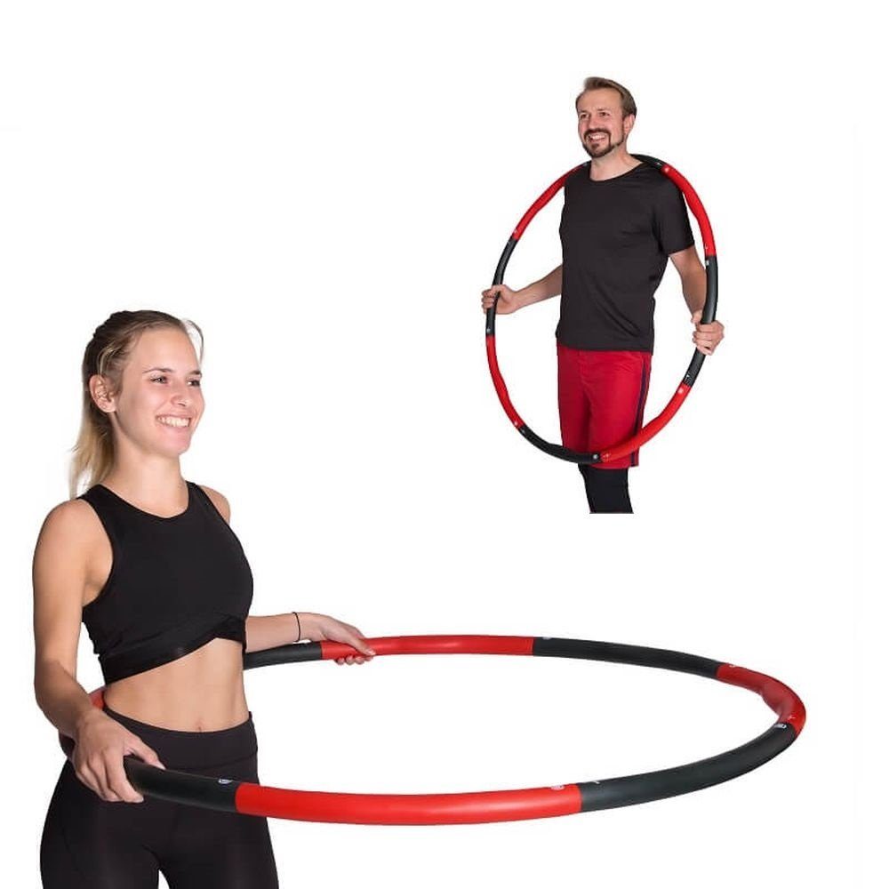 Hula-Hoop-Reifen Hoopomania Weight Hoop Schaumstoff Hula Hoop, 1.5 kg Red Devil