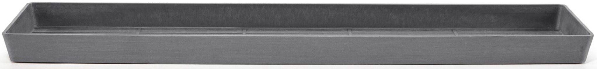 ECOPOTS Topfuntersetzer Rechteckig 55 Grau, Zubehör für Ecopots Pflanzgefäße, für innen und außen: frostsicher, bruchsicher und lichtbeständig