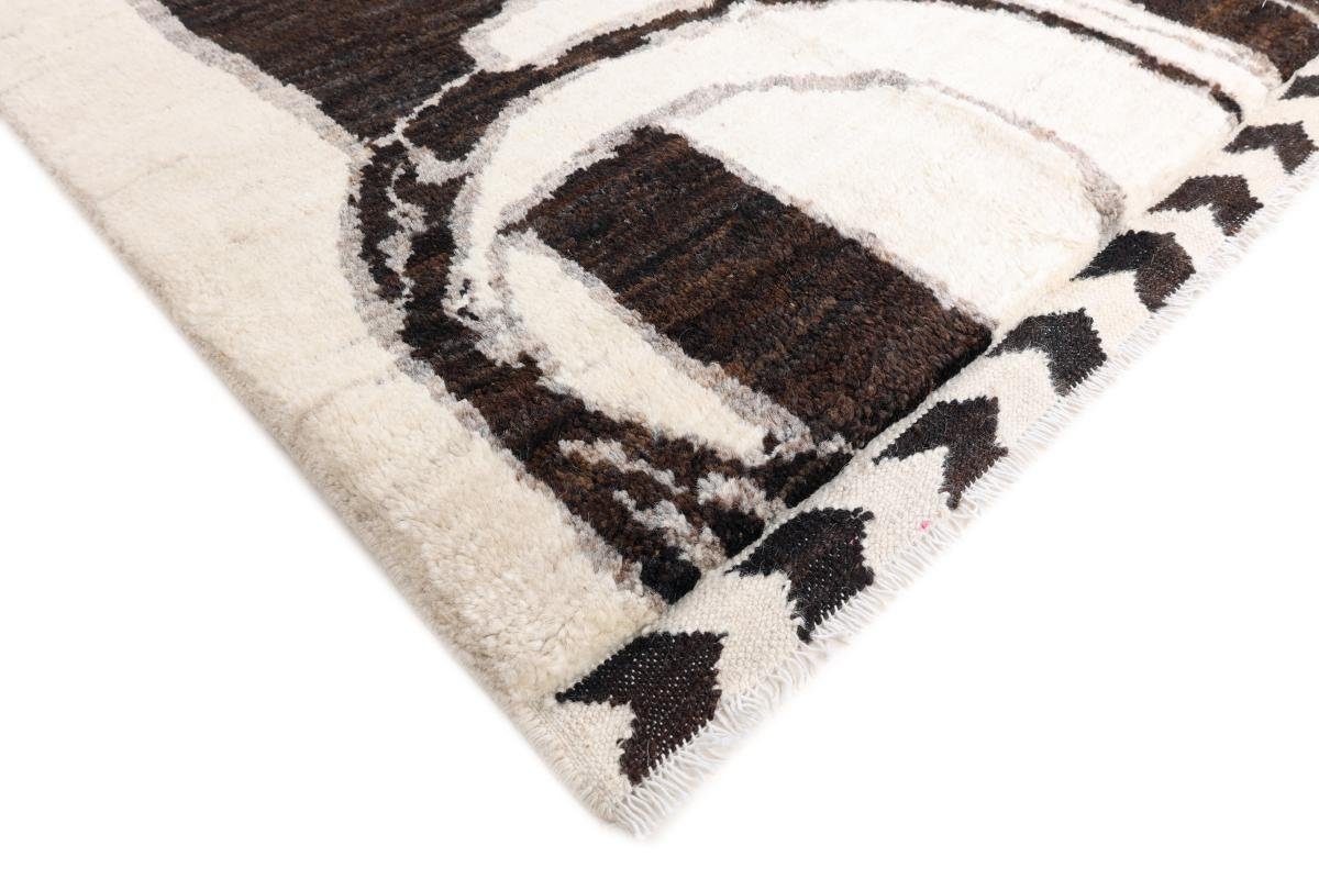 Orientteppich Berber Ela Design Nain rechteckig, Handgeknüpfter Orientteppich, 202x214 20 mm Moderner Trading, Höhe