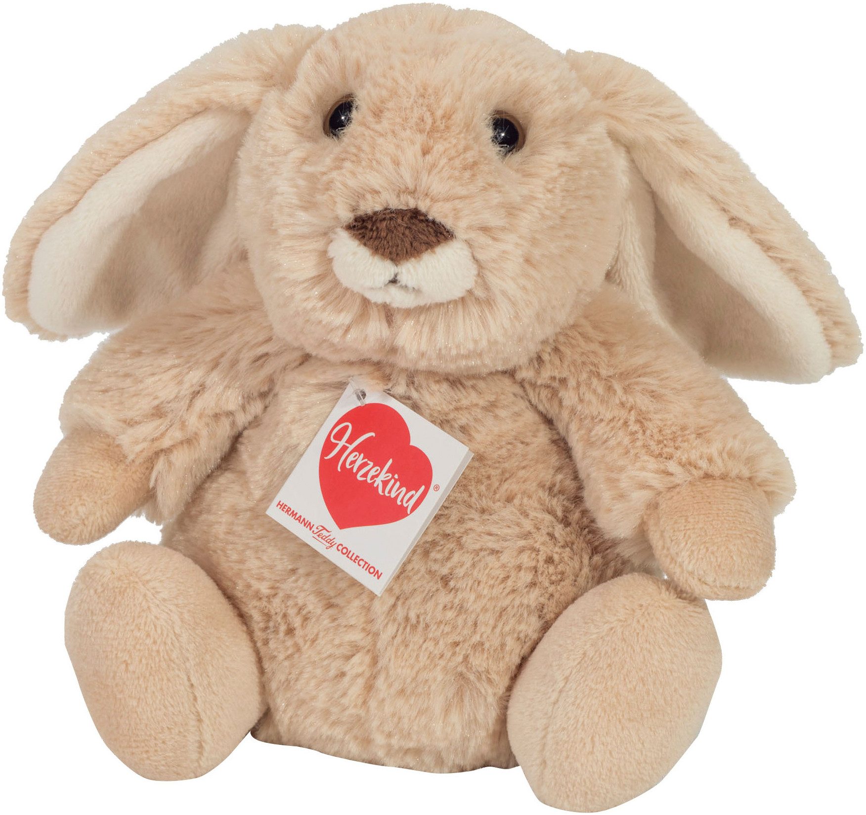 Teddy Hermann® Kuscheltier Häschen Polli beige, 15 cm