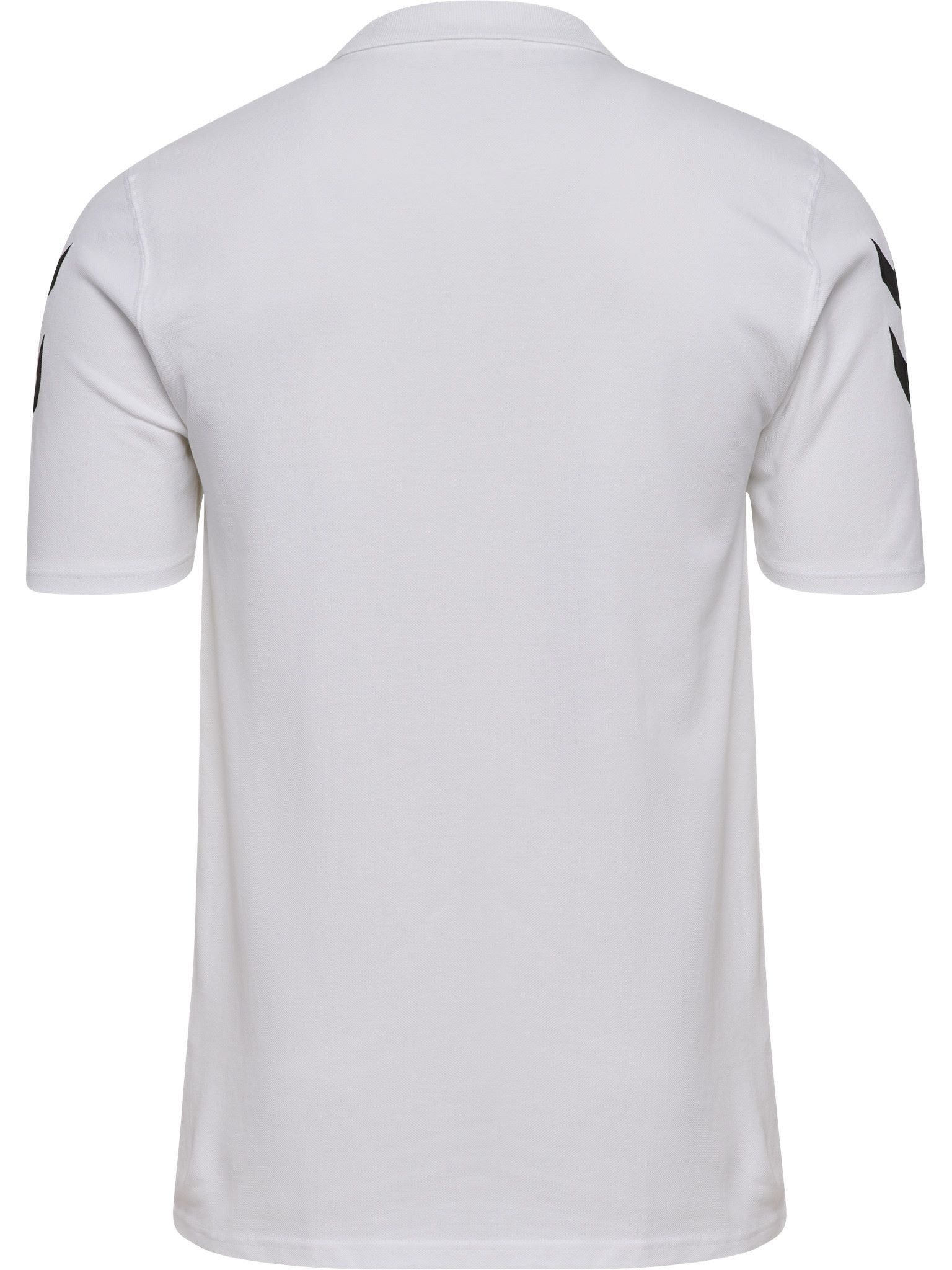 hummel Poloshirt hmlGO Chevron (100% Baumwolle) weiss Herren