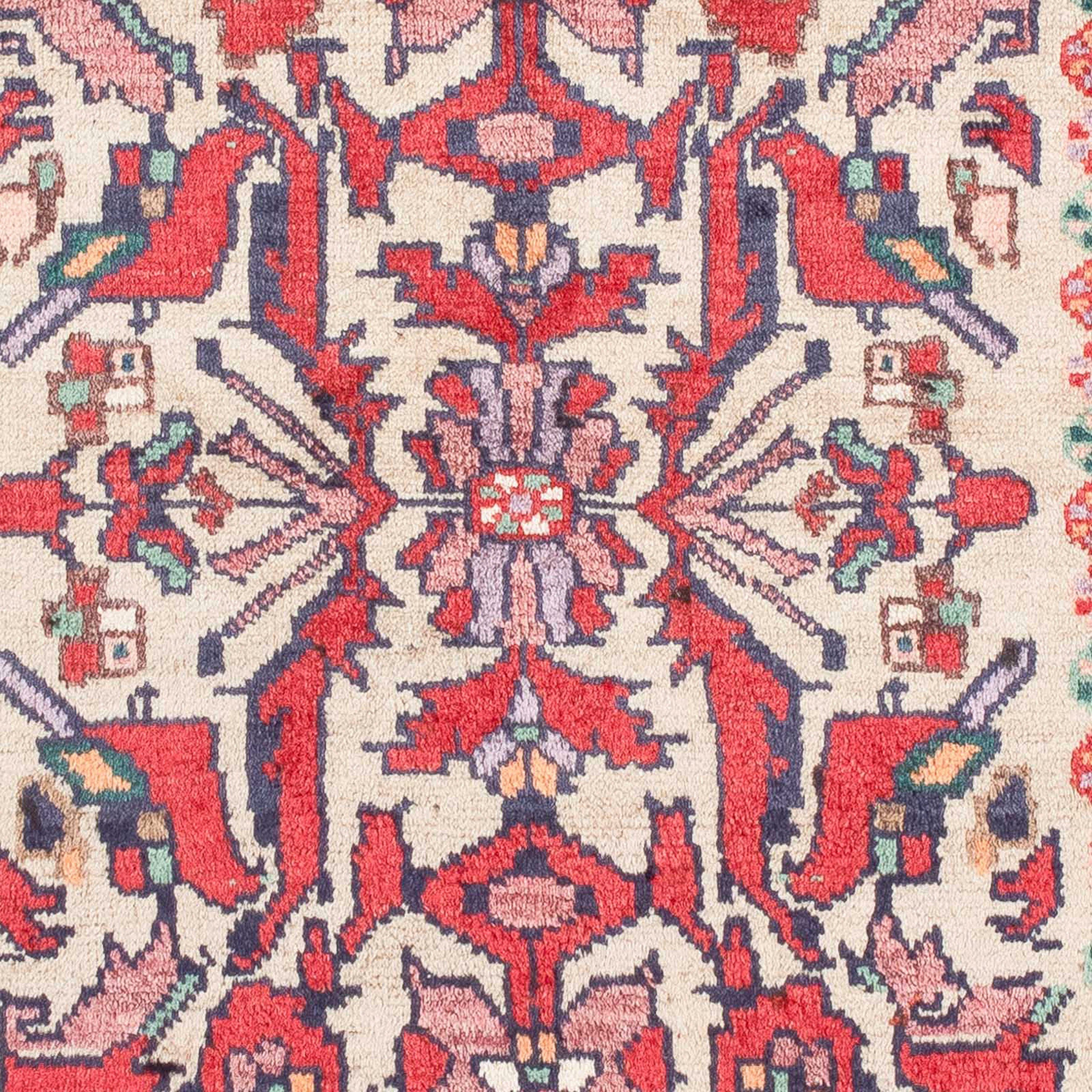 Orientteppich rot, Zertifikat mm, 93 152 cm - mit - 8 Belutsch x Einzelstück Wohnzimmer, Höhe: Handgeknüpft, morgenland, rechteckig,
