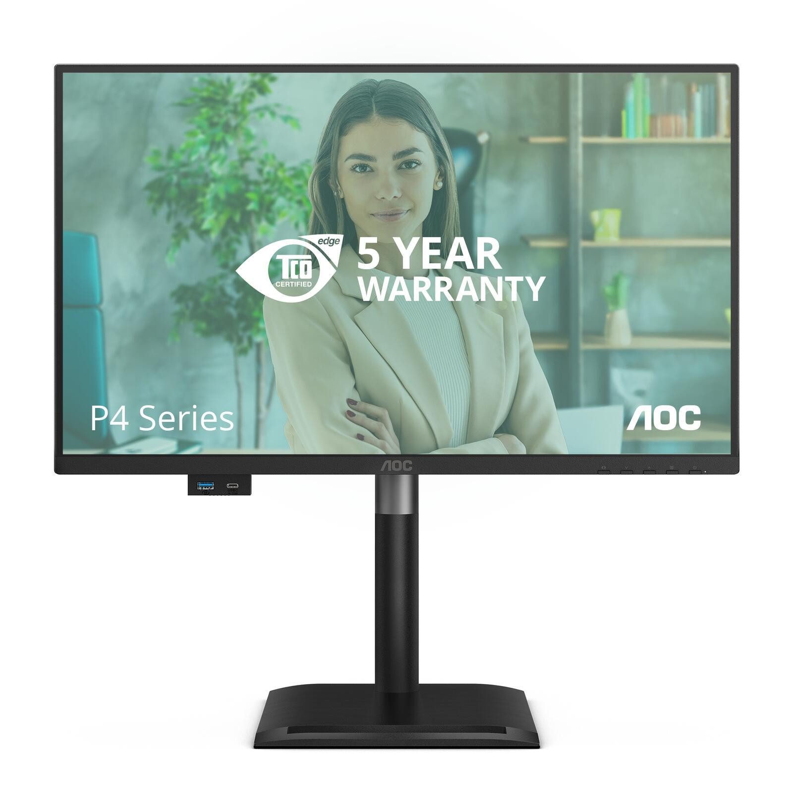 AOC 24P4CV Gaming-LED-Monitor (1920 x 1080, 4 ms Reaktionszeit, 120 Hz, IPS Panel)