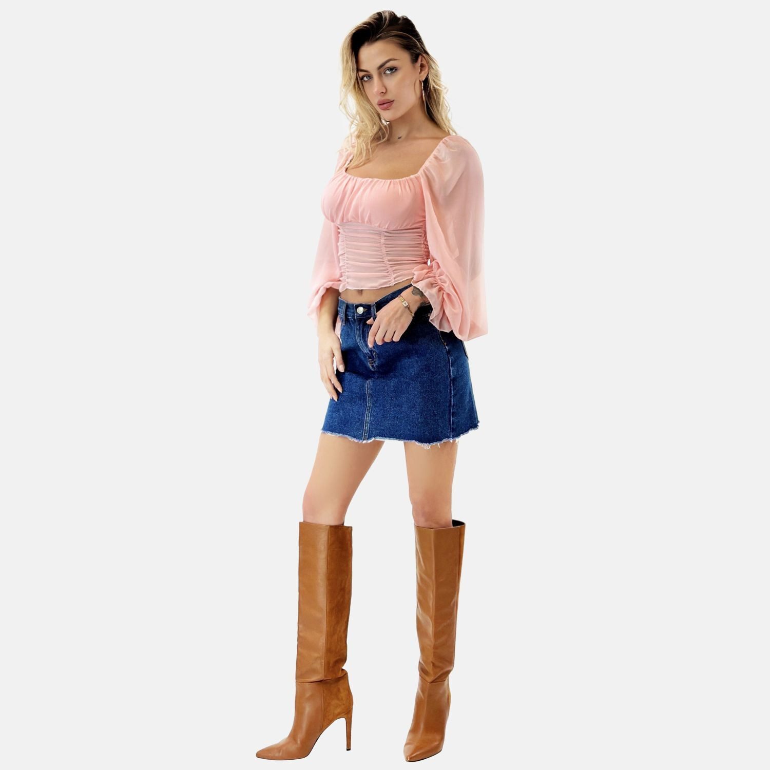 Elara Blusentop Damen Oberteil