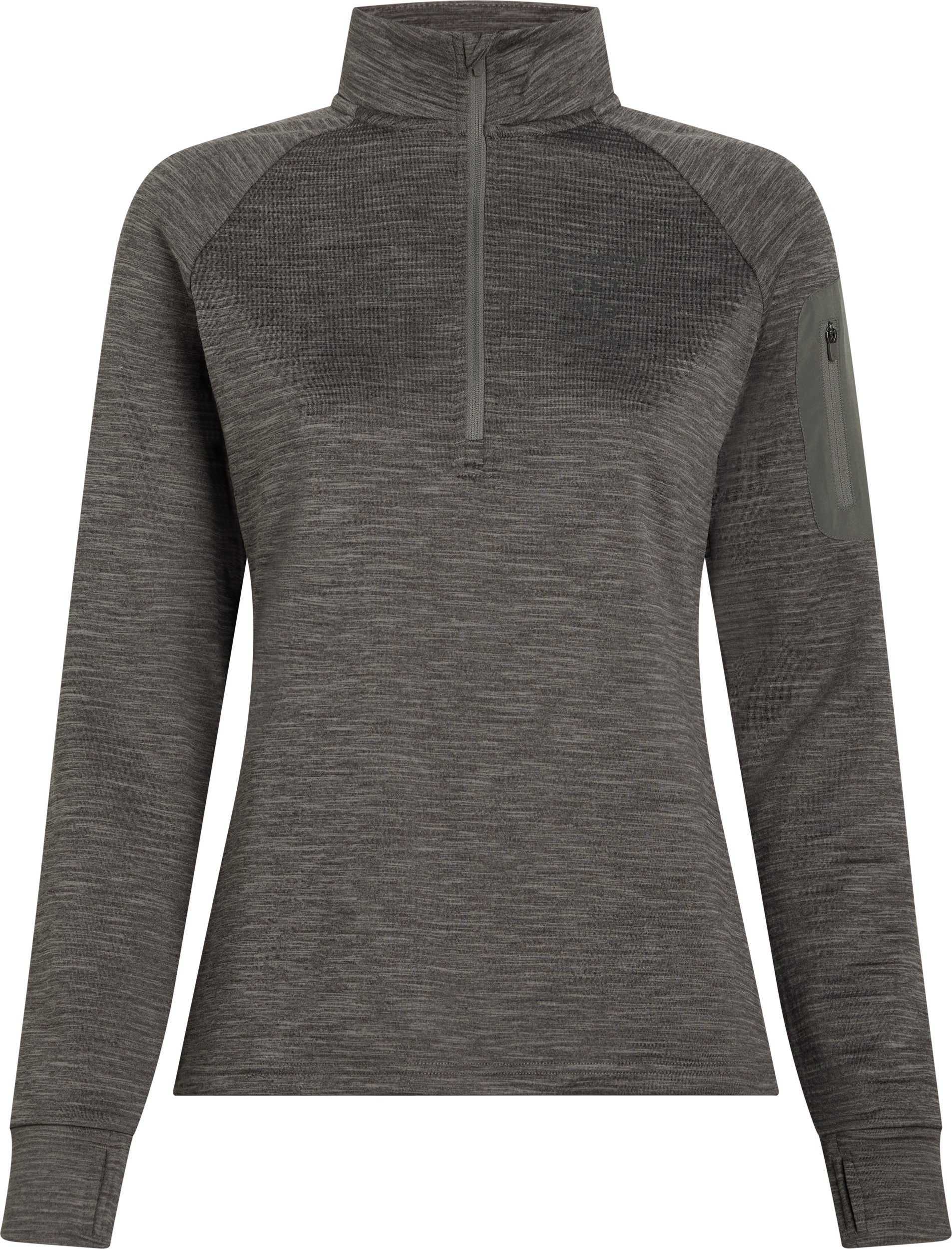 Energetics Laufshirt Da.-Langarmshirt Wilona W 909 MELANGE/ANTHRACI