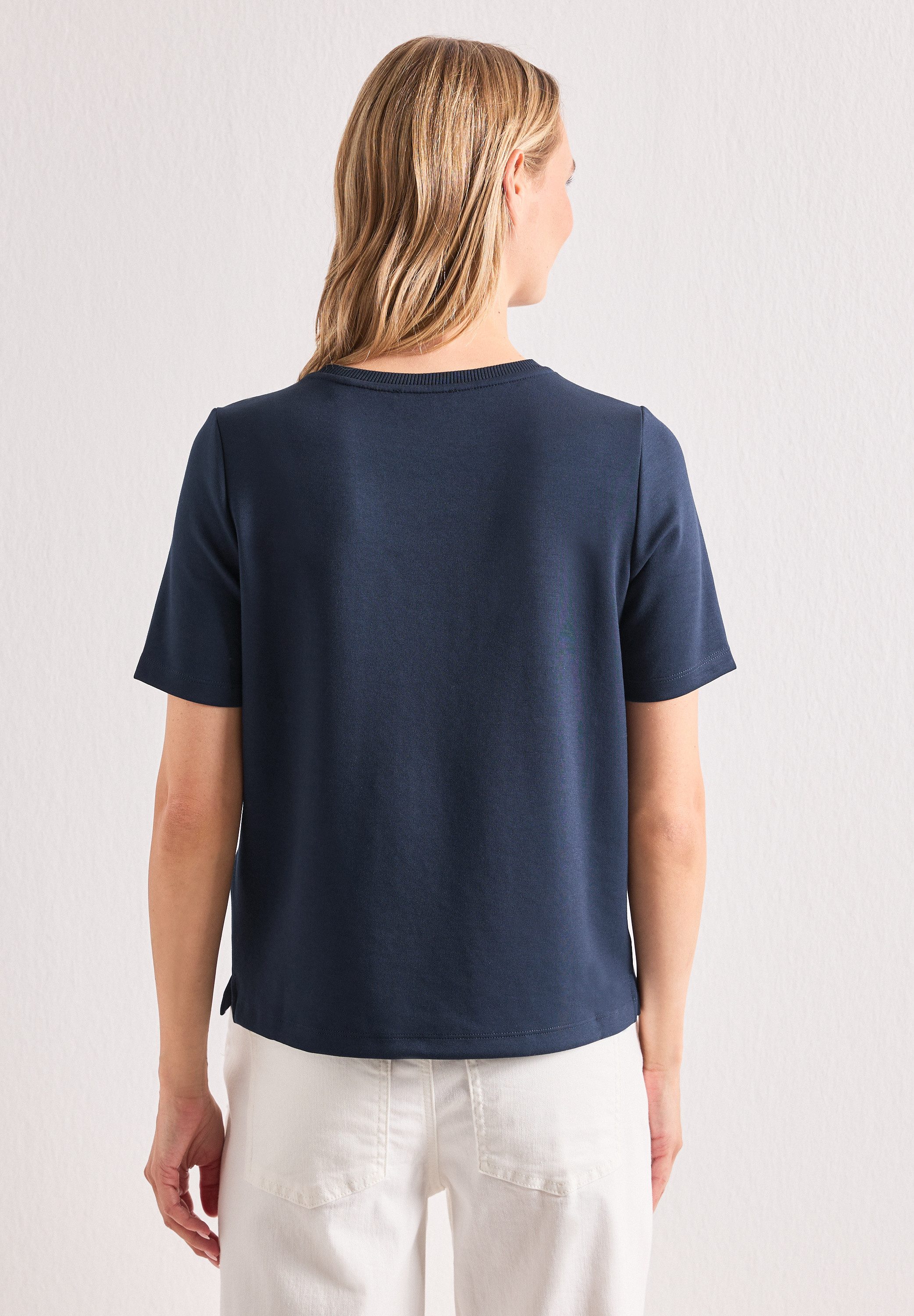 STREET ONE Kurzarmshirt Sommershirt mit dekorativer Brusttasche – Bild 2 von 5