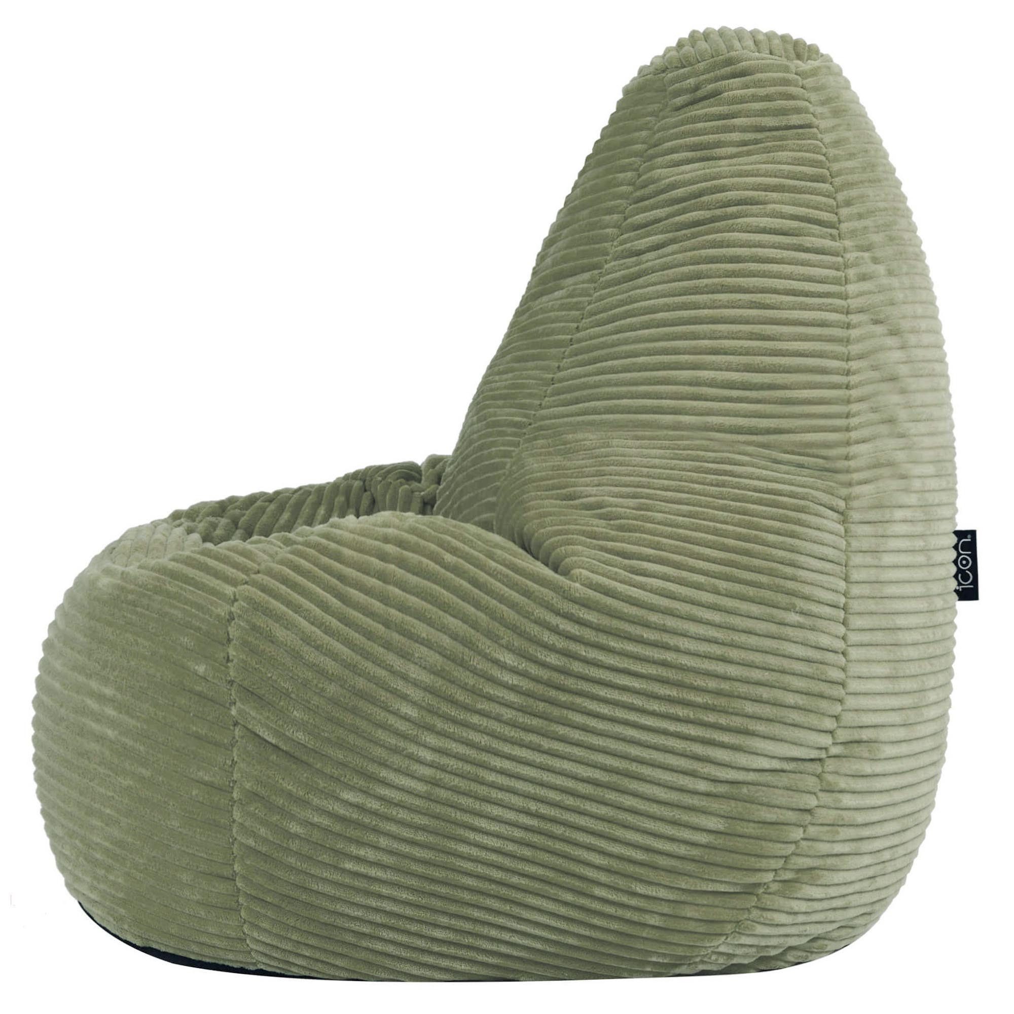 icon Sitzsack Kinder Sessel aus Cord Flauschig „Dalton", 69x59x65cm, Made in Germany, für Kinderzimmer, mit Füllung – Bild 5 von 5