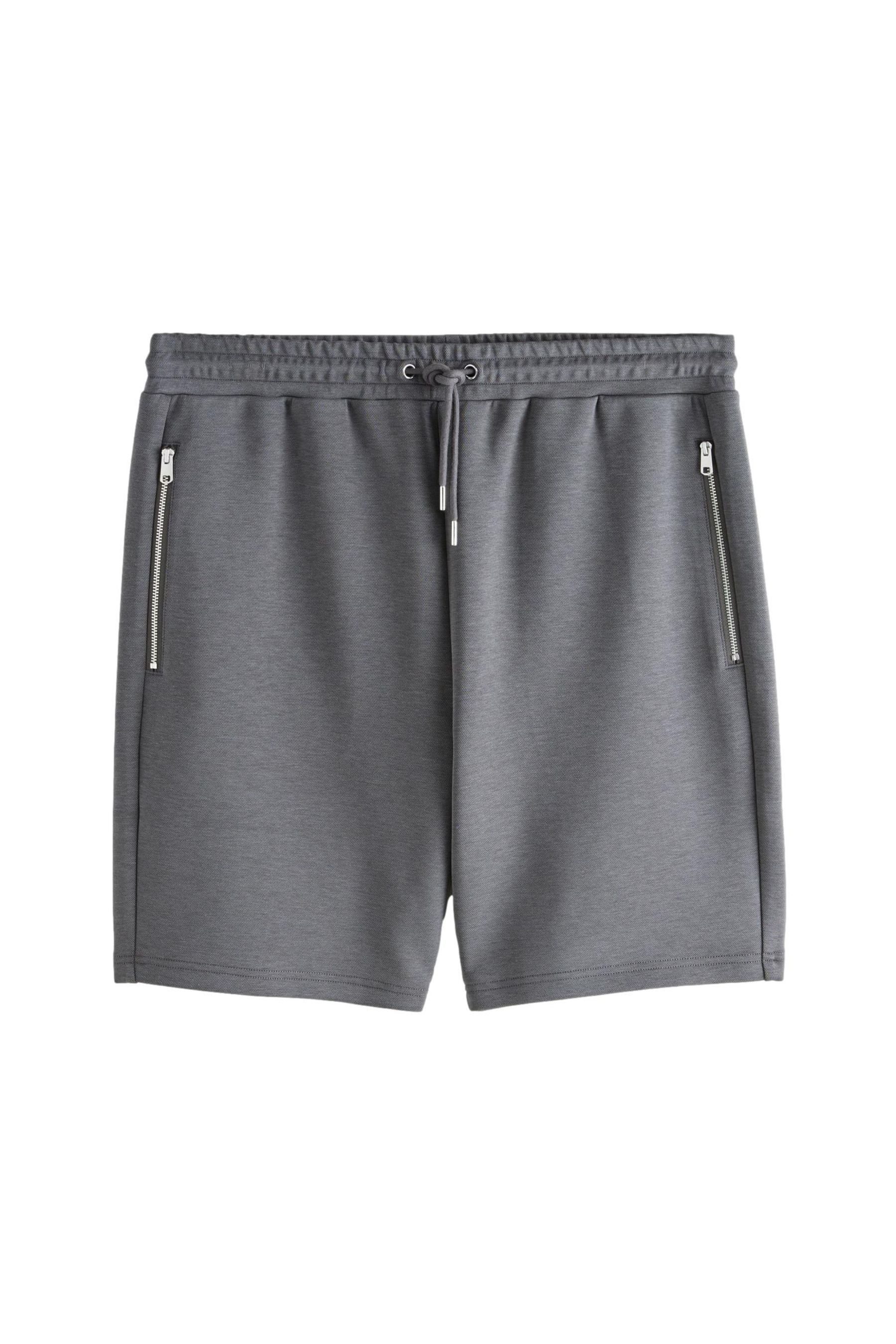 Sweatshorts Jersey-Shorts mit Reißverschluss