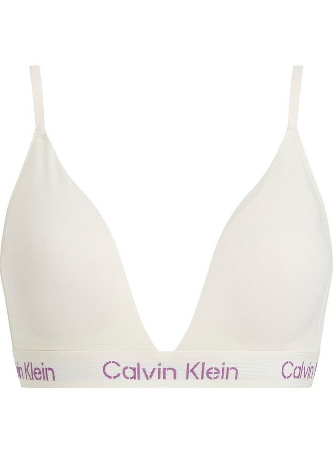 Calvin Klein Underwear Triangel-BH LGHT LINED TRIANGLE mit  CK-Logoschriftzug, Träger verstellbar, leicht gefüttert