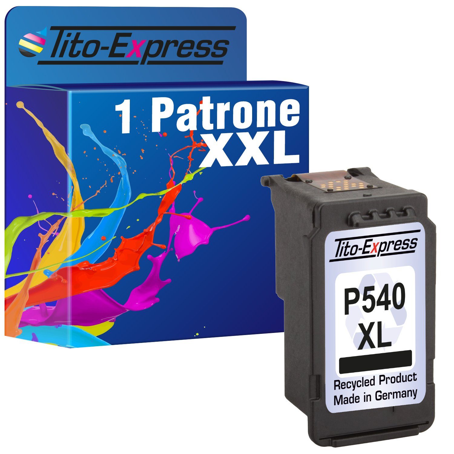 Tito-Express ersetzt Canon PG-540XL PG 540XL PG540XL CL541XL Black Tintenpatrone (für Pixma MG3650 MG4250 MG3550 TS5151 MG3650s TS5150 MX475)