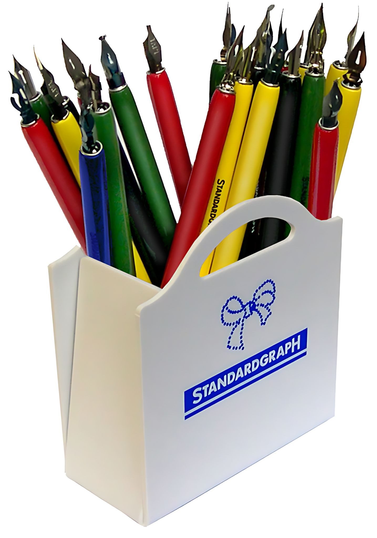 STANDARDGRAPH Kalligraphie-Stift Standardgraph mit 24 Federhaltern und verschiedenen Federn im Display
