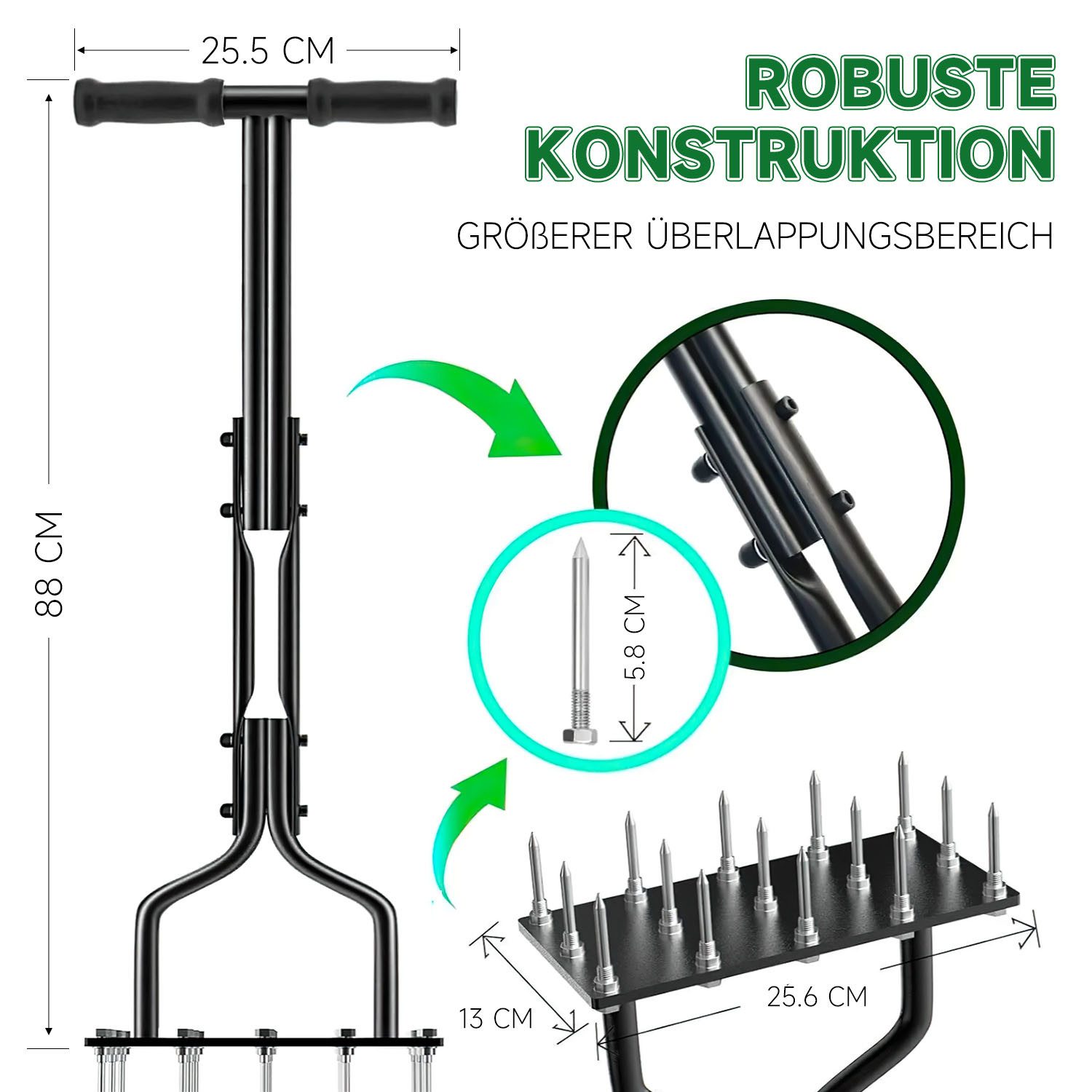 SURFOU Vertikutierer Rasenlüfter Aerifizierer für Rase günstig online kaufen