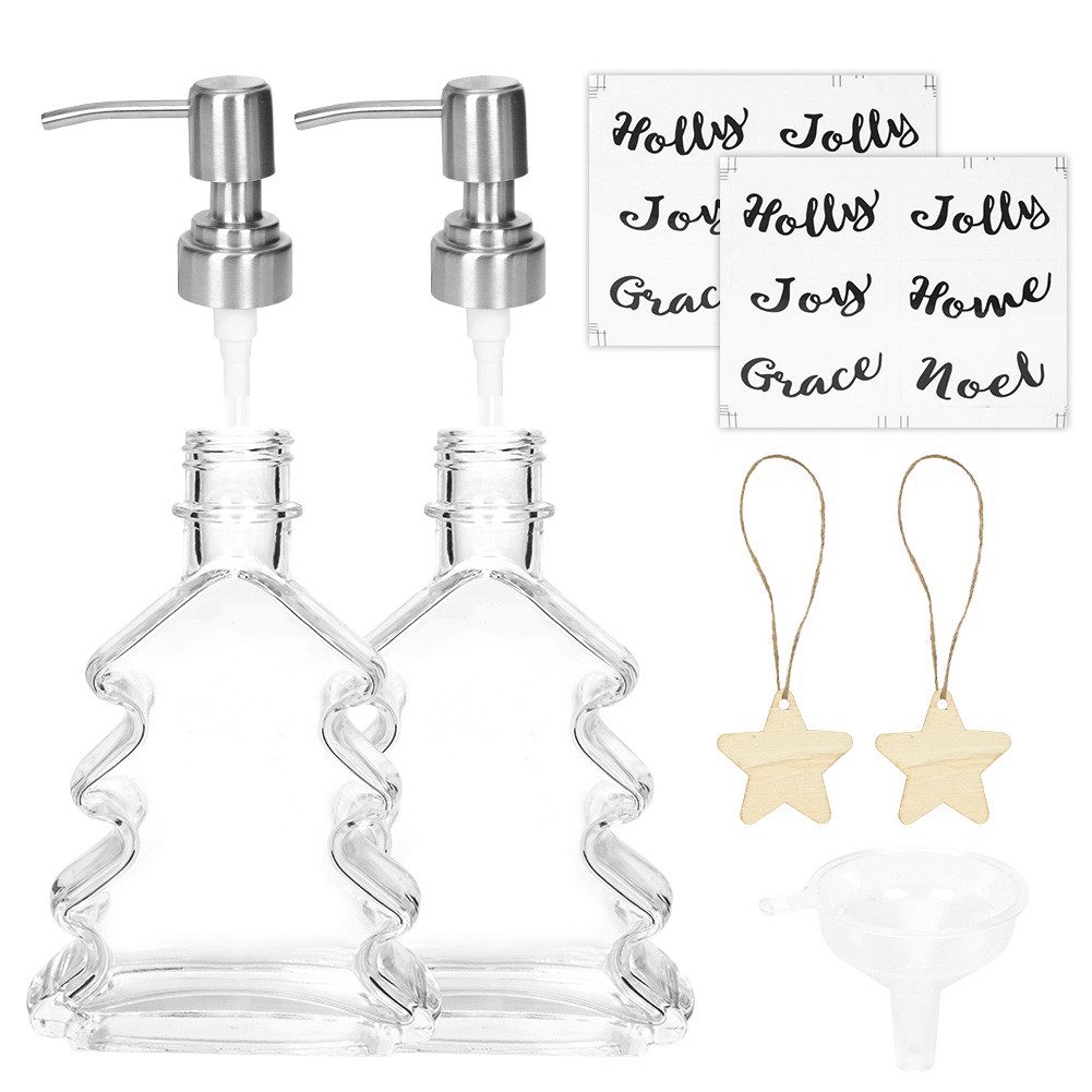 OSTWOLKE Seifenspender Weihnachtlicher Seifenspender Edelstahlpumpe, Weihna günstig online kaufen