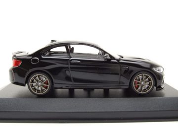 Minichamps Modellauto BMW M2 CS 2020 schwarz mit goldenen Felgen Modellauto 1:43 Minichamps, Maßstab 1:43