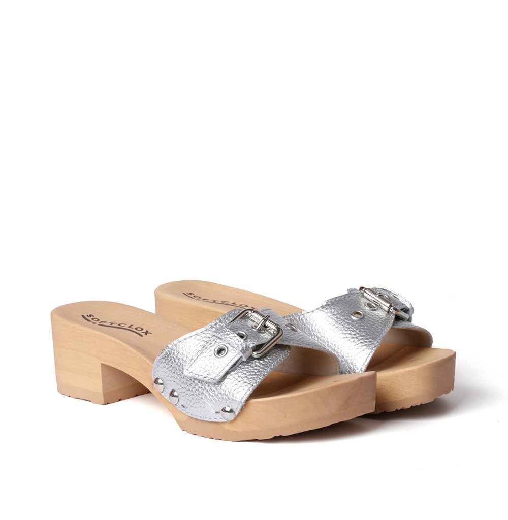 Softclox PIXIE Smooth leather silber (natur) günstig online kaufen