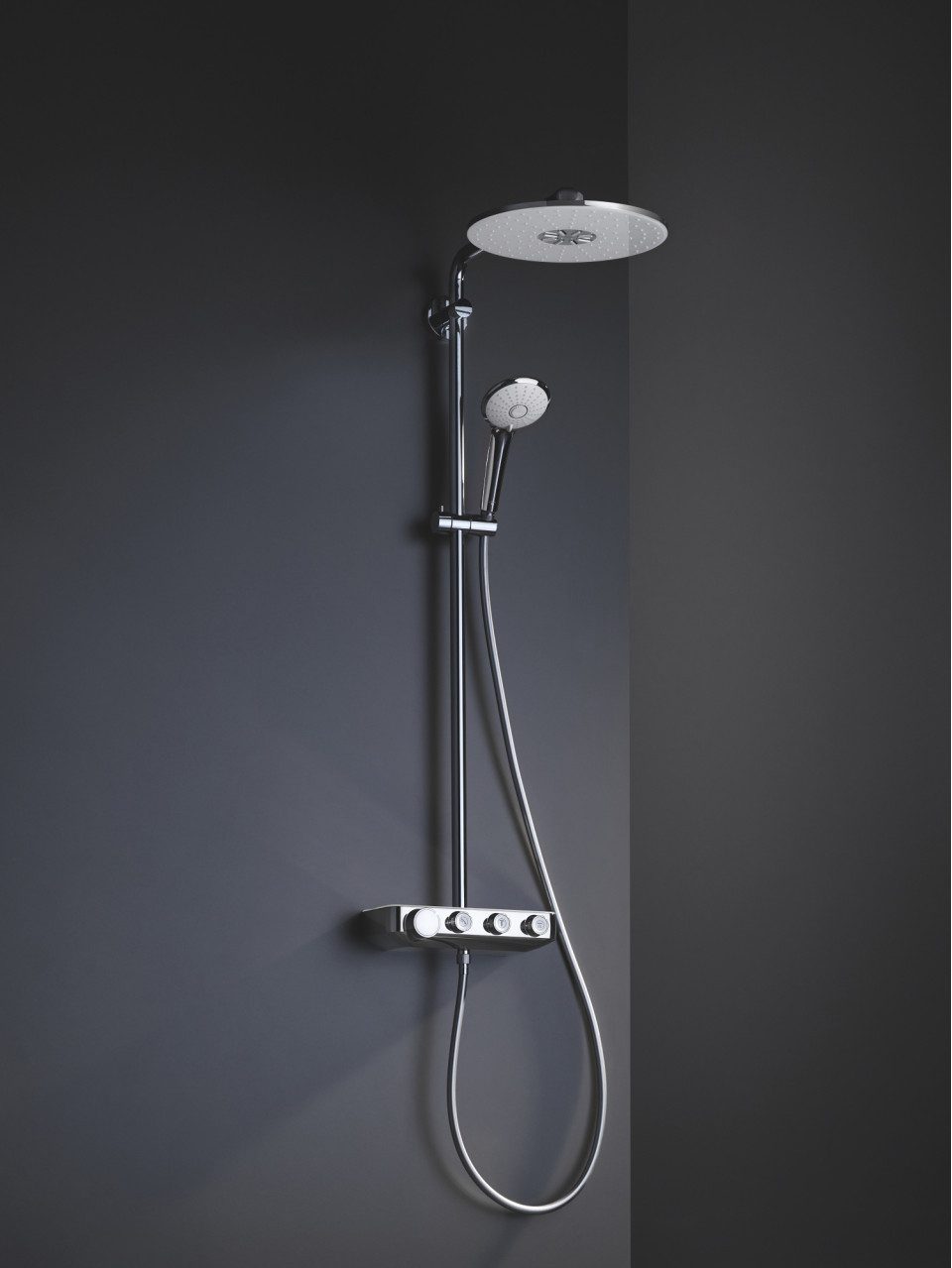 Grohe Duschsystem Grohe Kopfbrausesystem Euphoria moon white