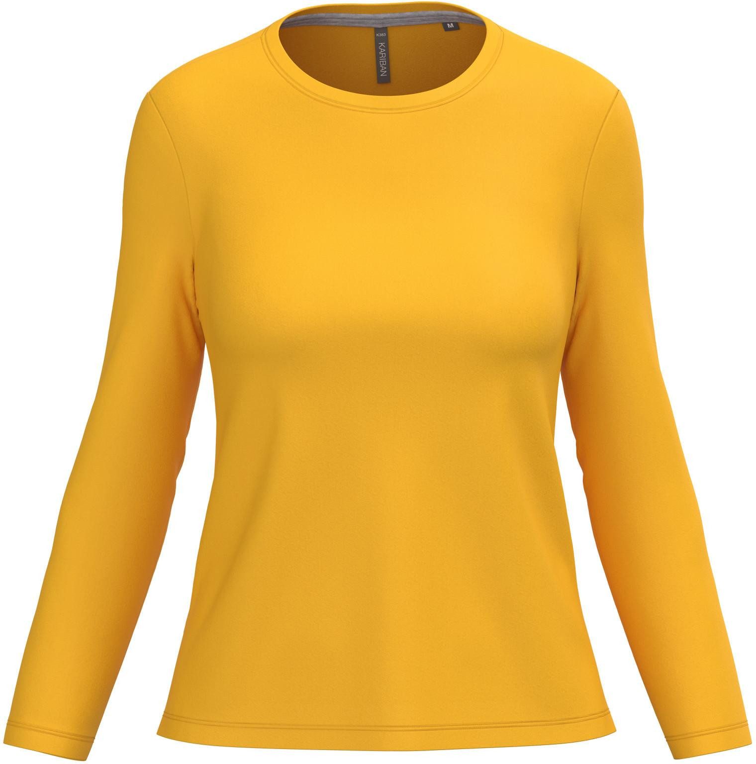Kariban Langarmshirt Langarmshirt Damen Ladies' long-sleeved crew neck T-sh günstig online kaufen