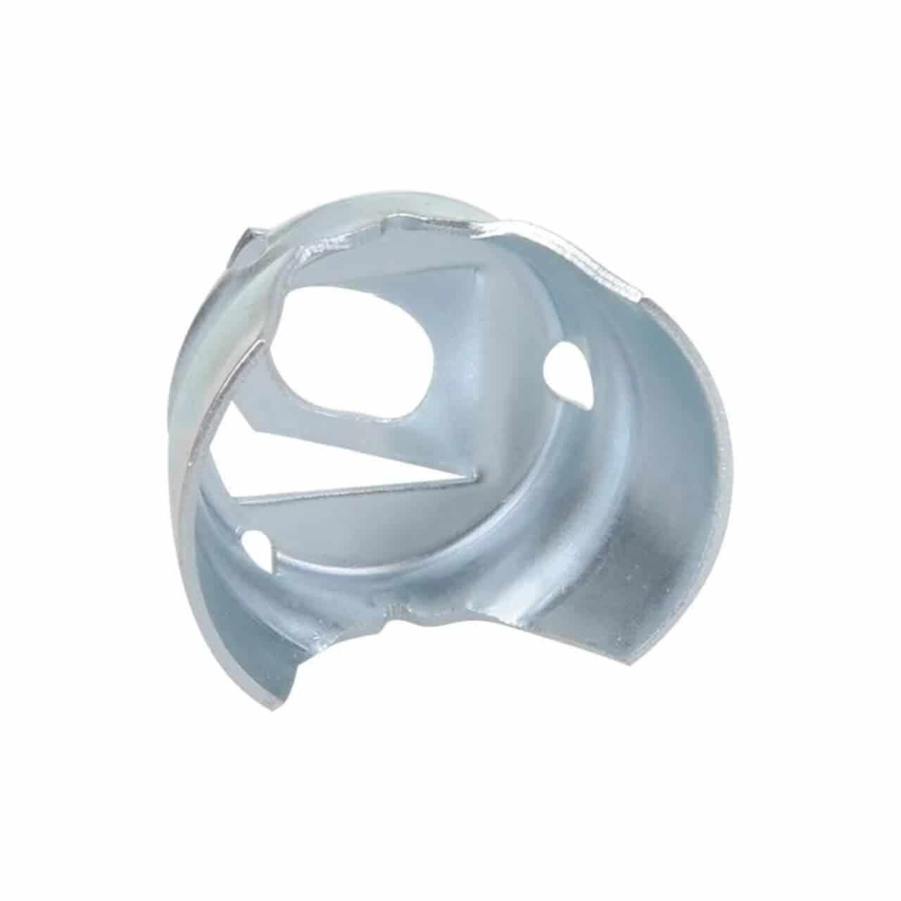 Steckdose Steckerhalter aus Stahl für 7- und 13-polige Stecker Silber