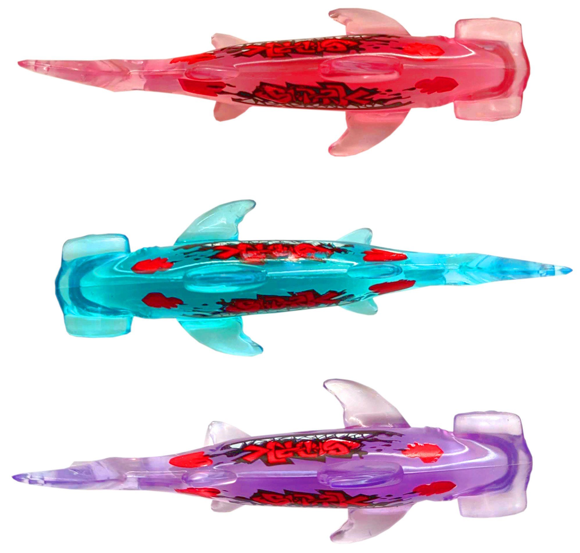 Toi-Toys Badespielzeug SPLASH Tauchfische - Hai (3 Stück)