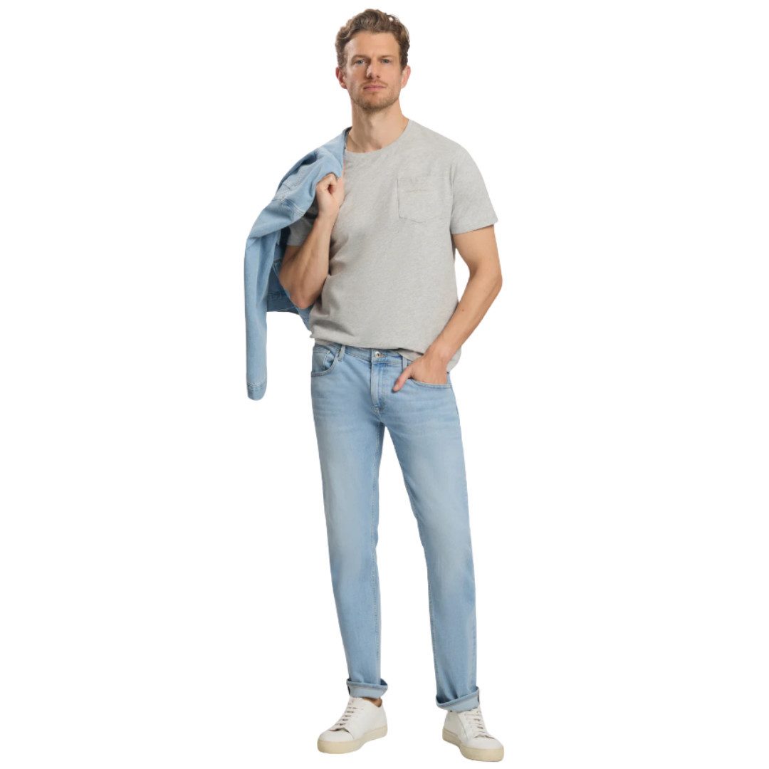 CROSS JEANS® Slim-fit-Jeans Damien E198-113 Light Blue – Bild 4 von 5