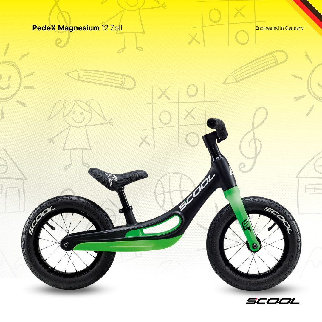 S’COOL Laufrad pedeX magnesium - Laufrad, ab 1 Jahr 12 Zoll günstig online kaufen