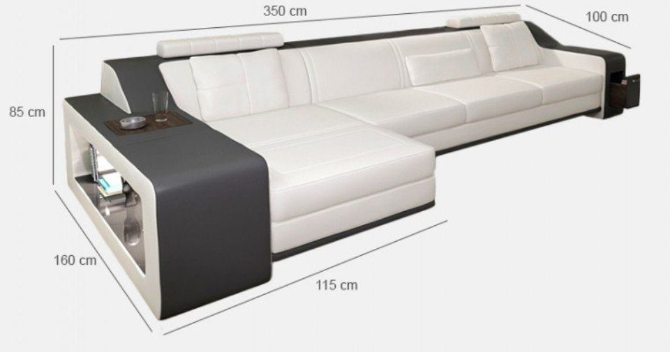 Beige Couch Europe in Ecksofa Wohnlandschaft luxus Neu, Designer Made JVmoebel Möbel Ecksofa Polster