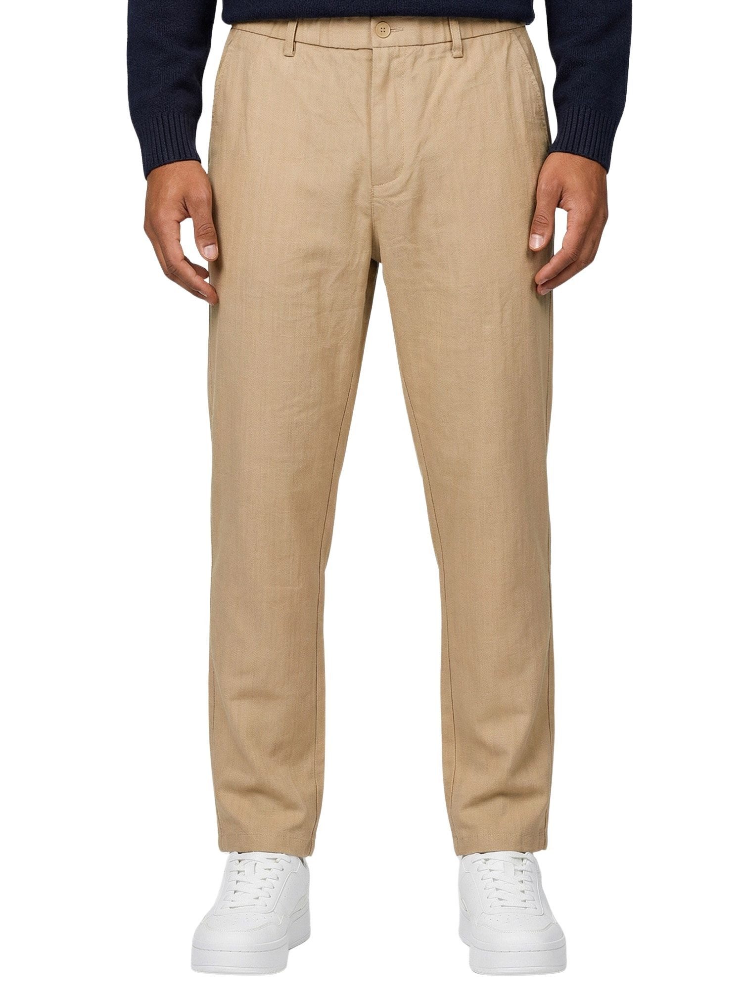 Tazzio Leinenhose A113 Regular Fit, elastischer Bund, Sommerhose