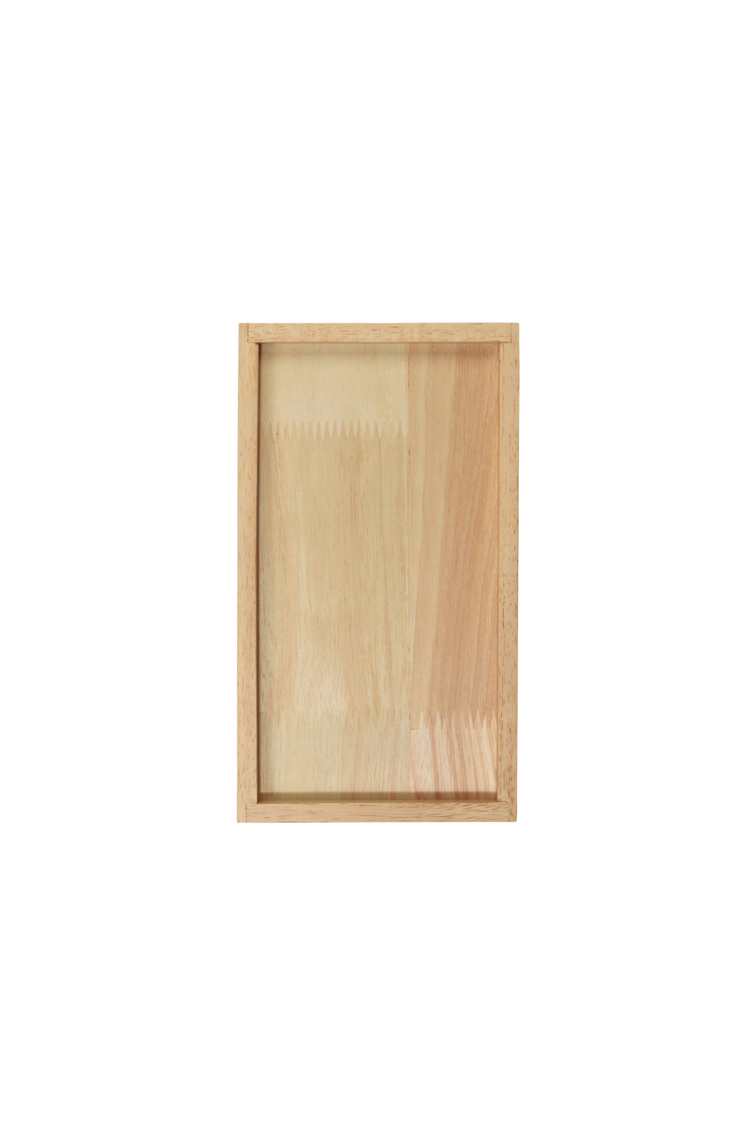 ASA SELECTION Servierbrett ASA Selection wood Holztablett rechteckig, natur, Gummibaumholz