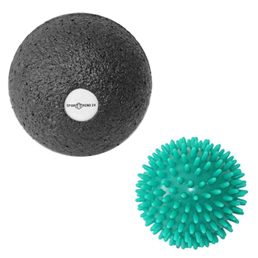 Massageball ø 8cm Massageball Igelball + ø 10cm Faszienball