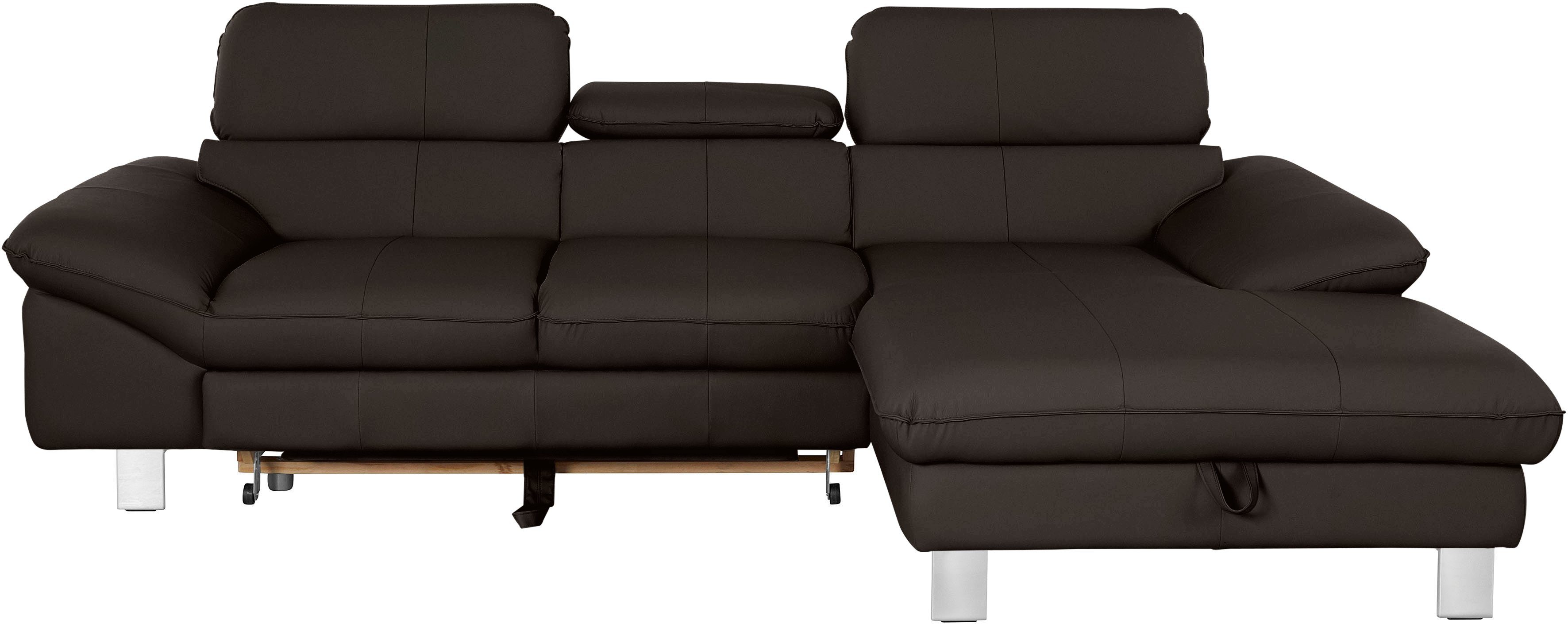 COTTA Ecksofa Driver L-Form, mit Kopfteilverstellung, günstig online kaufen