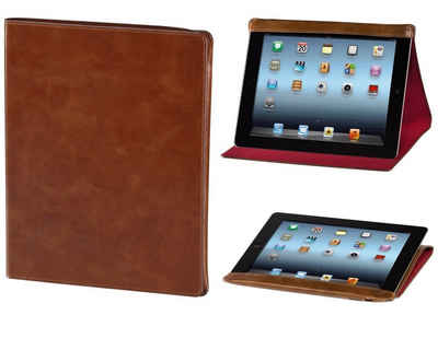 Hama Tablet-Hülle »Leder-Tasche Smart Case Cover Schutz-Hülle«, Klapp-Tasche passend für Apple iPad 4 3 4G 3G, Zugriff auf alle Funktionen, Stand-Funktion, als Video-Ständer nutzbar