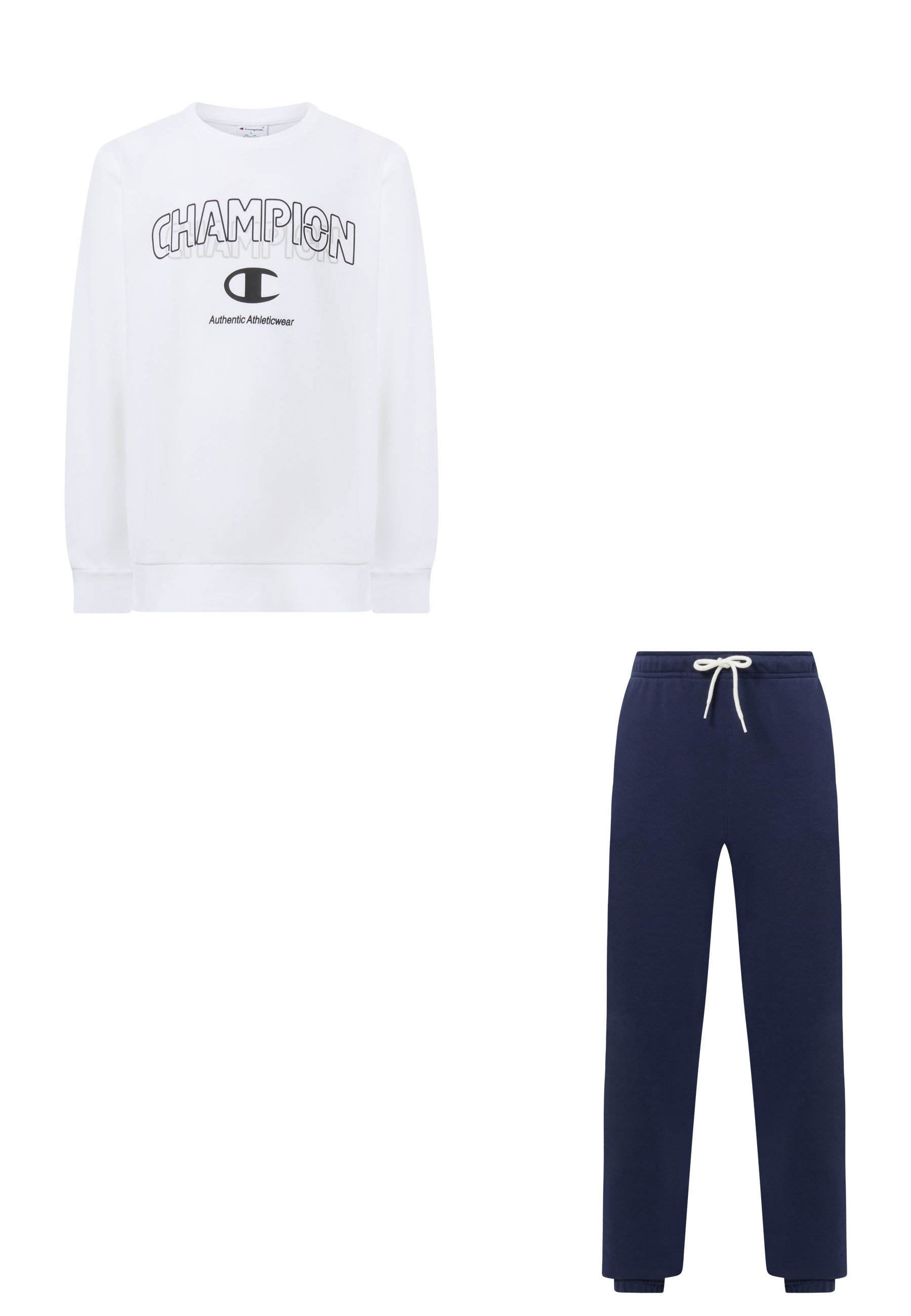 Champion Jogginganzug Graphic Terry Crewneck Sweatsuit (2-tlg), für Kinder geeignet, zweiteiliges Set mit 2 Teilen, bequeme Passform – Bild 4 von 4