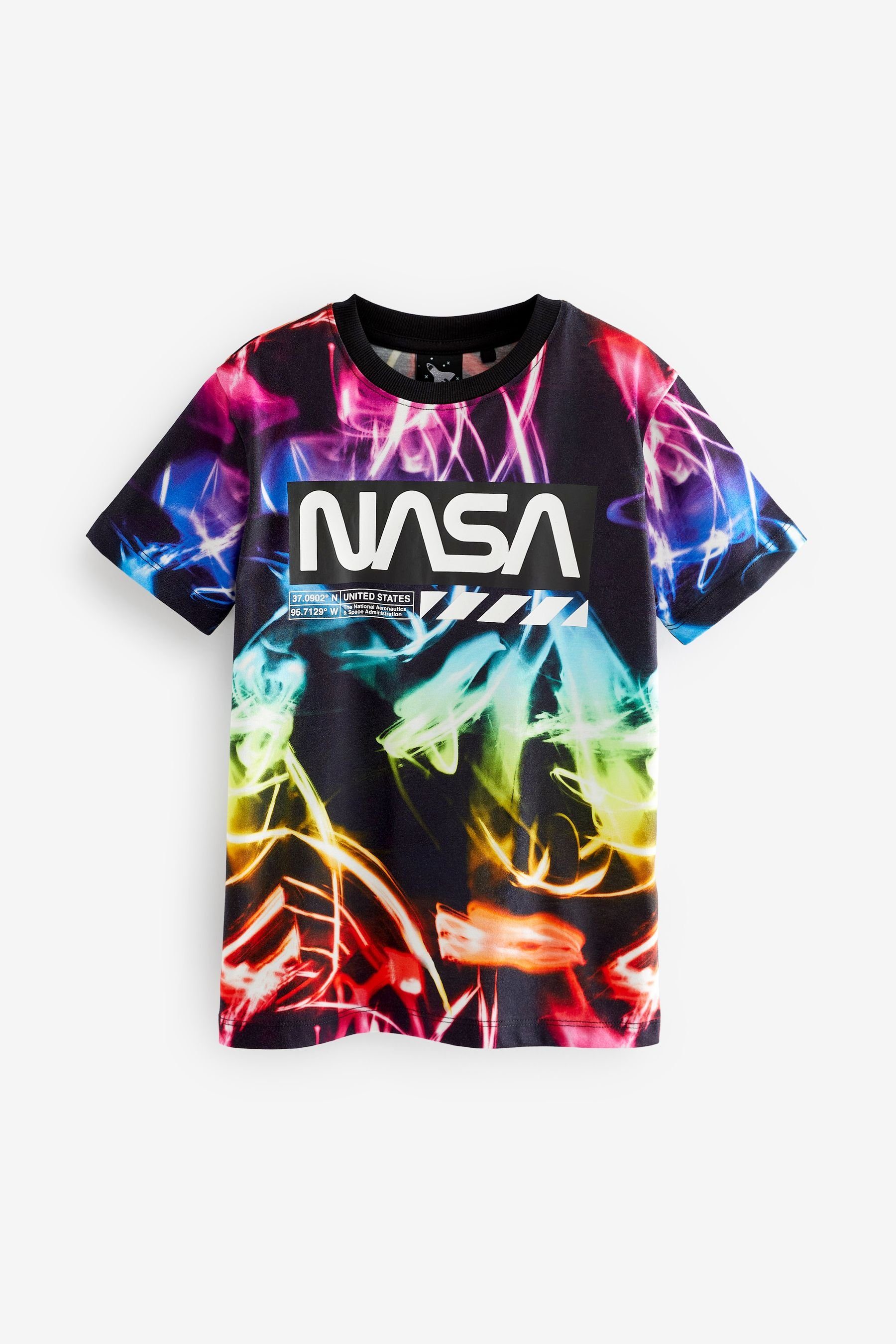 Next T-Shirt Lizenziertes Langarmshirt (1-tlg) Rainbow NASA