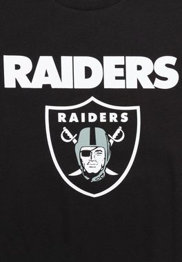 Recovered T-Shirt NFL RAIDERS LOGO GOTS zertifizierte Bio-Baumwolle