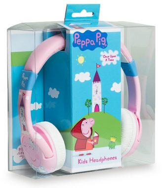 OTL Technologies Peppa Pig Princess Kinder-Kopfhörer Headset (Faltbar,Lautstärkenbeschränkung,On-Ear, Kabelgebunden, Faltbar, Lautstärkenbeschränkung, On-Ear, Motiv: Peppa Wutz)