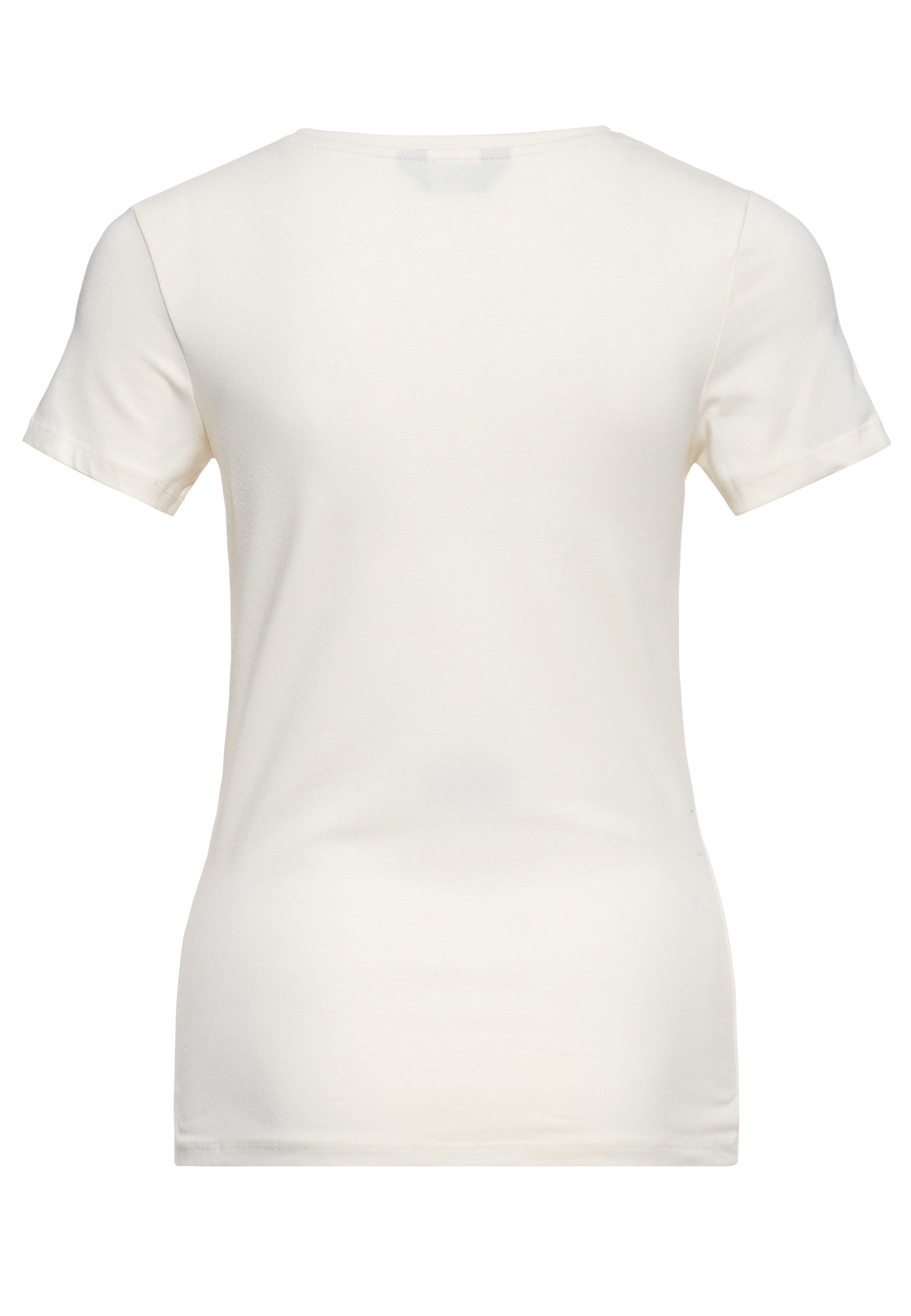 QueenKerosin Print-Shirt Lucky Cat (1-tlg) mit günstig online kaufen