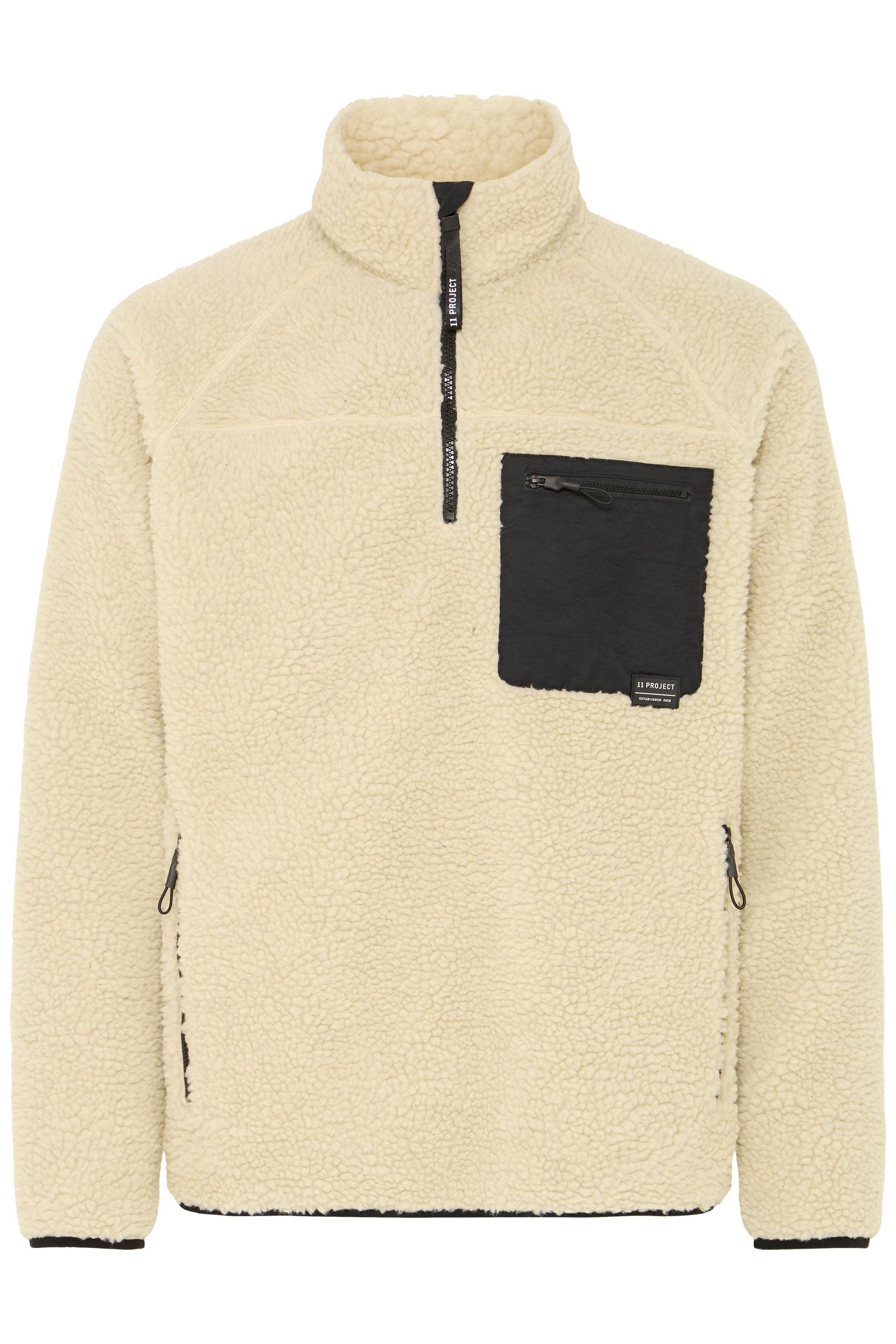 11 Project Trainingsjacke SDHprromel Praktischer Fleecepullover mit Reißverschluss