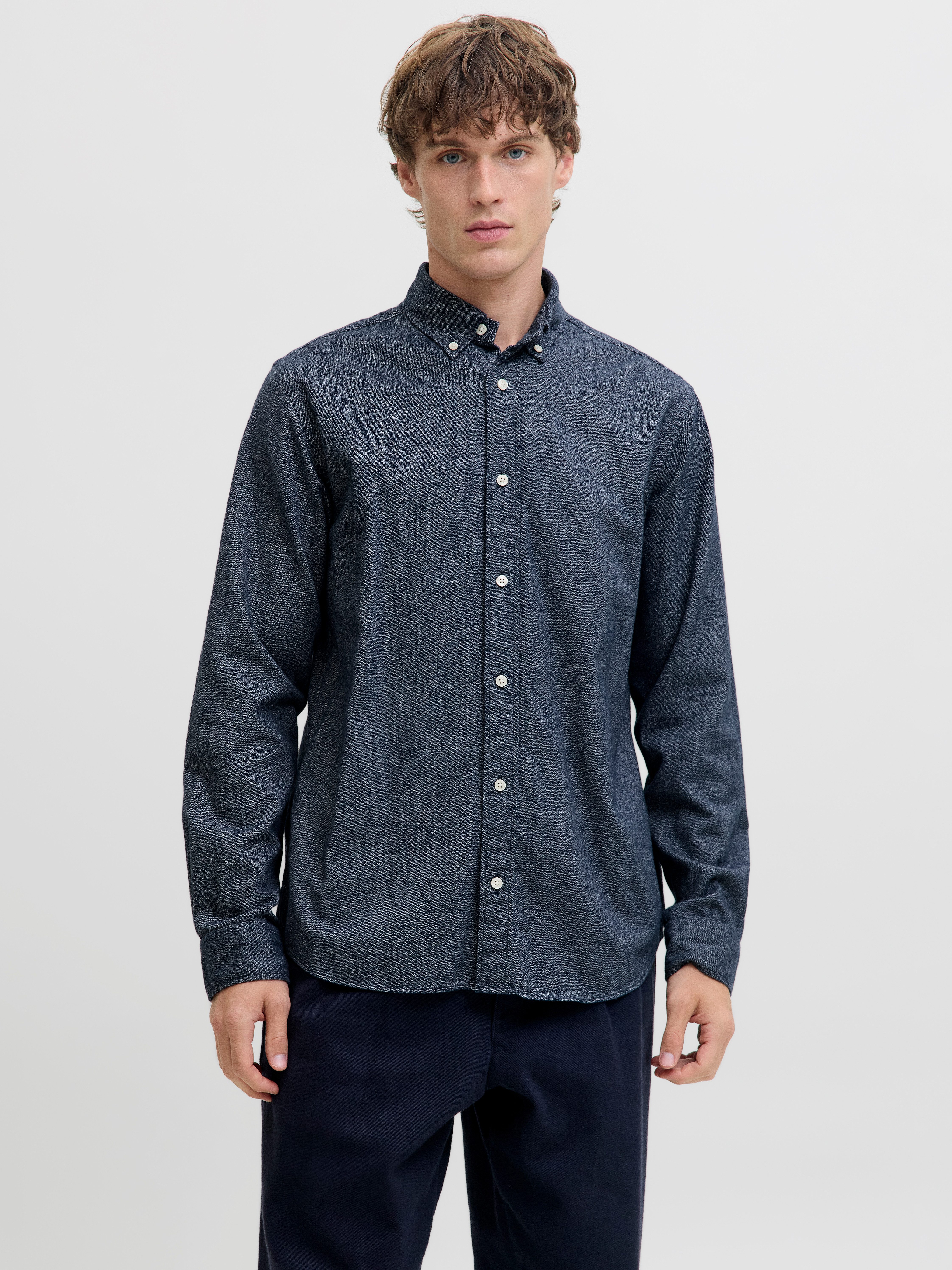 Jack & Jones Langarmhemd JPRBLUBARKLEY FLANNEL X-MAS L/S SHIRT CH günstig online kaufen