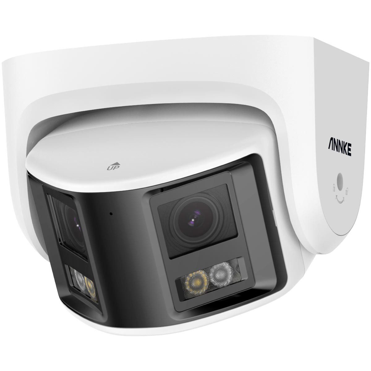 Annke Überwachungskamera I91DX 4K Ultra HD IP PoE (mit zwei Objektiven, 180° Panoramablick, Nachtsicht in Farbe)