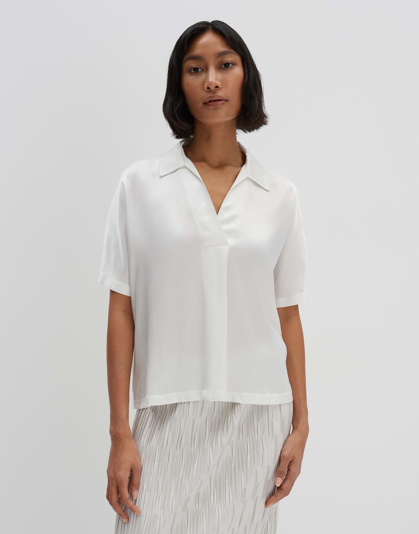 someday Kurzarmshirt KELUCY Loose im Polokragen günstig online kaufen