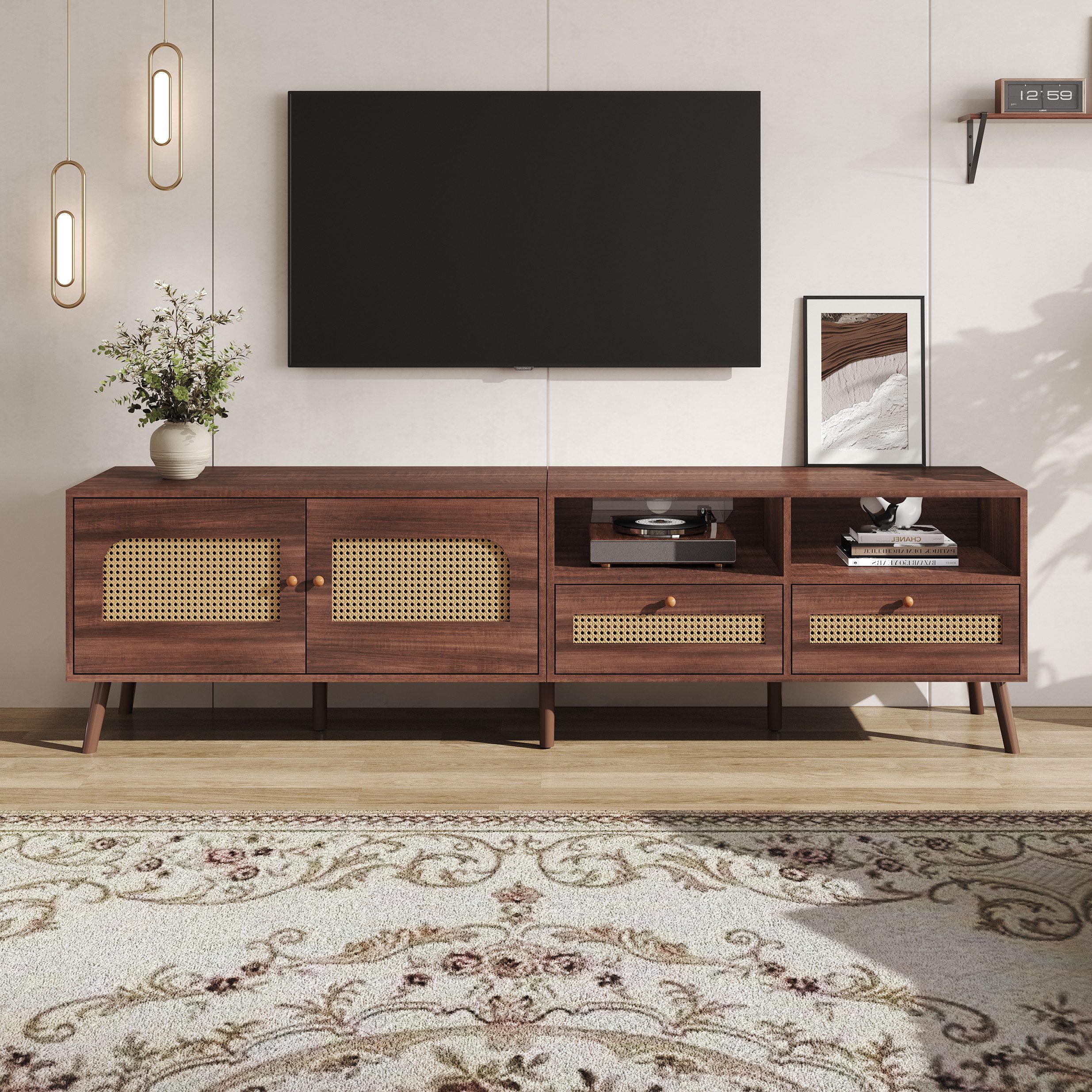 HAUSS SPOLE Lowboard TV-Schrank für 80-Zoll-Fernseher günstig online kaufen