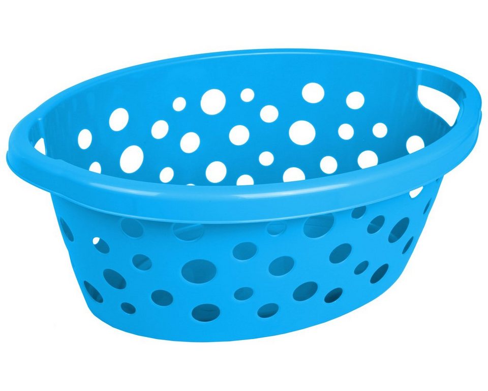 ONDIS24 Wäschekorb »Wäschekorb Kunststoff mit großen Belüftungslöchern