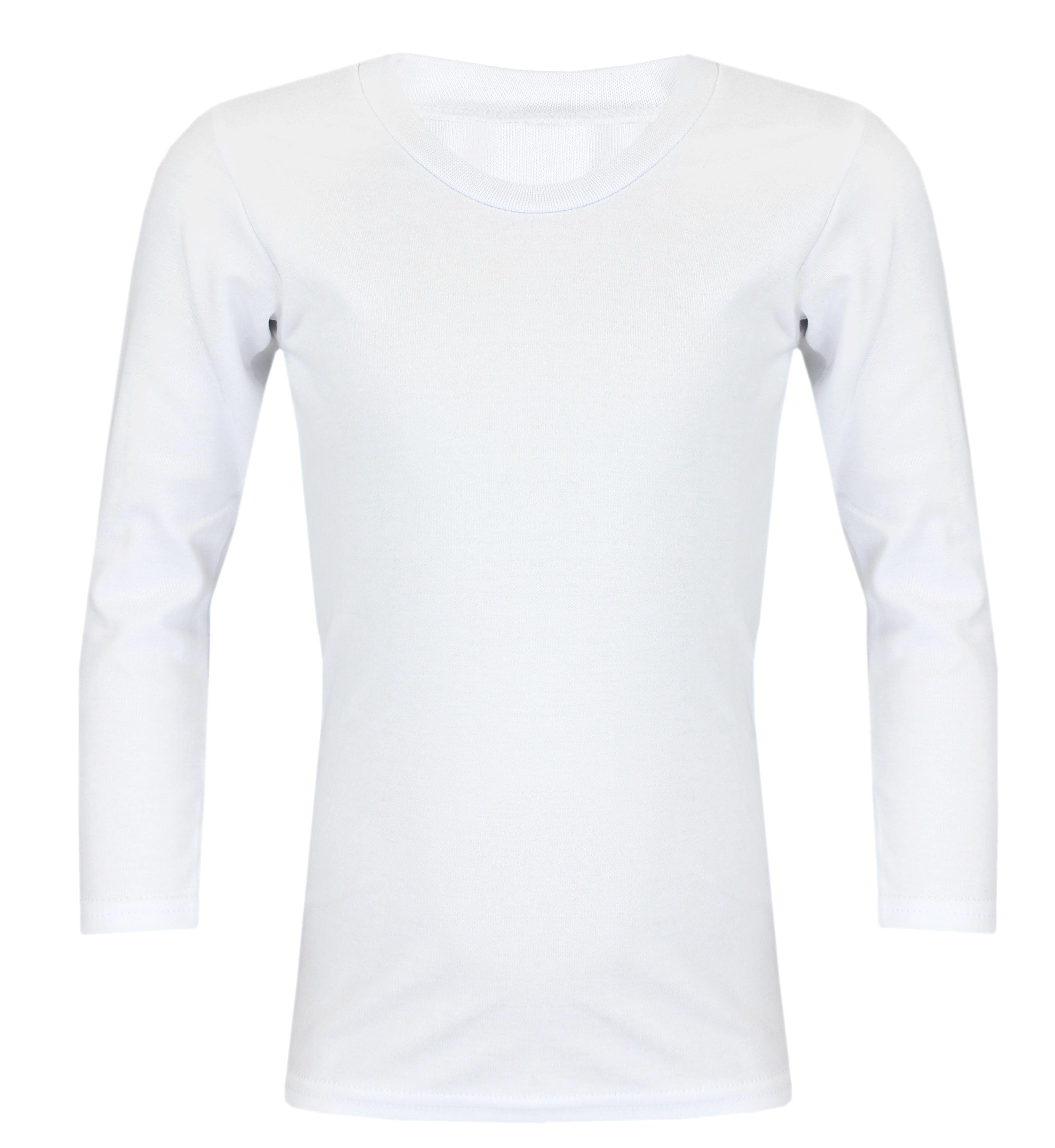 Pack Unisex Kinder 3er TupTam Weiß Unterhemd TupTam Langarm Unterhemd