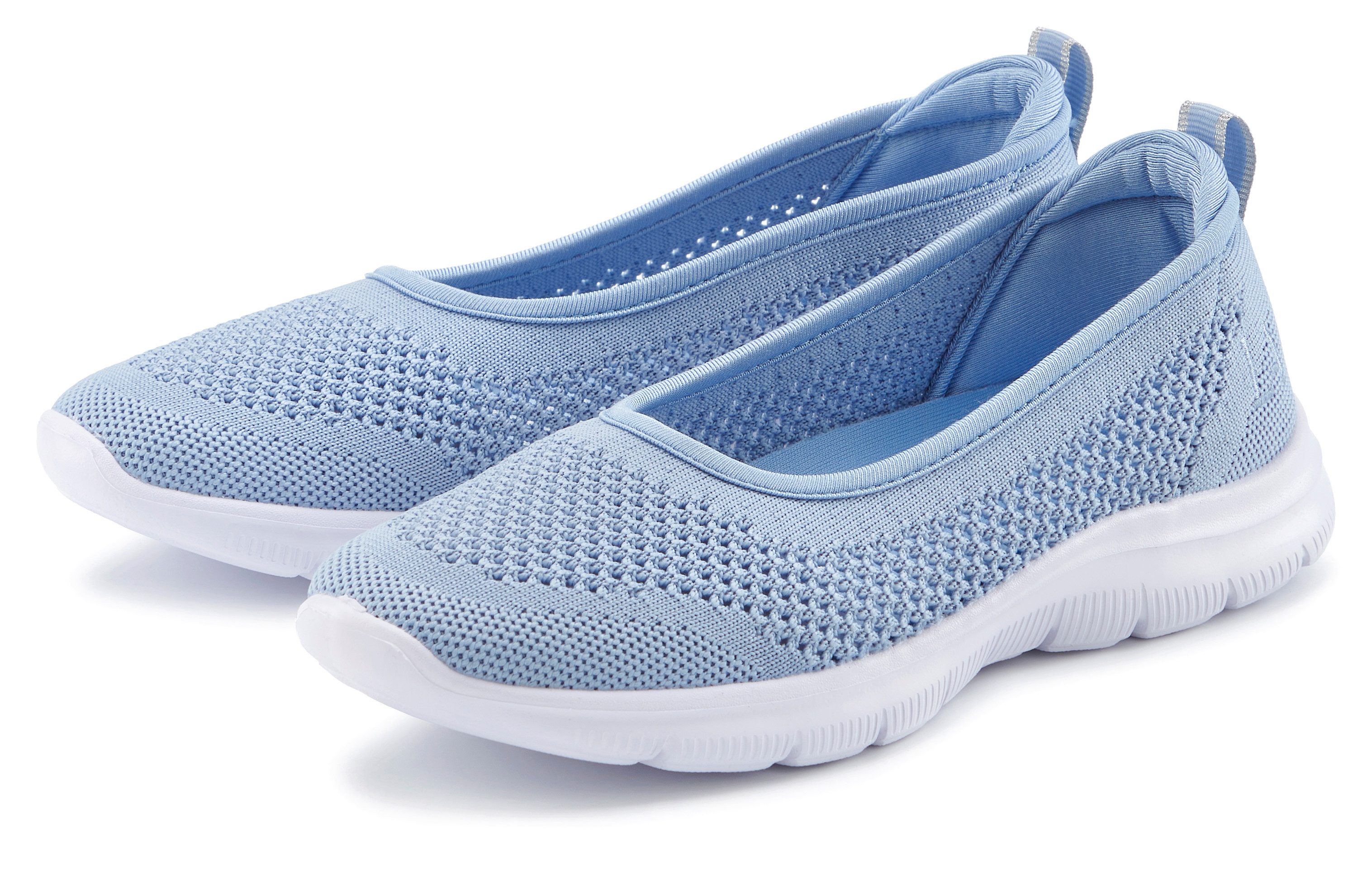 LASCANA Halbschuh, Sneaker Ballerinas ultraleichter Slipper, Freizeitschuh günstig online kaufen