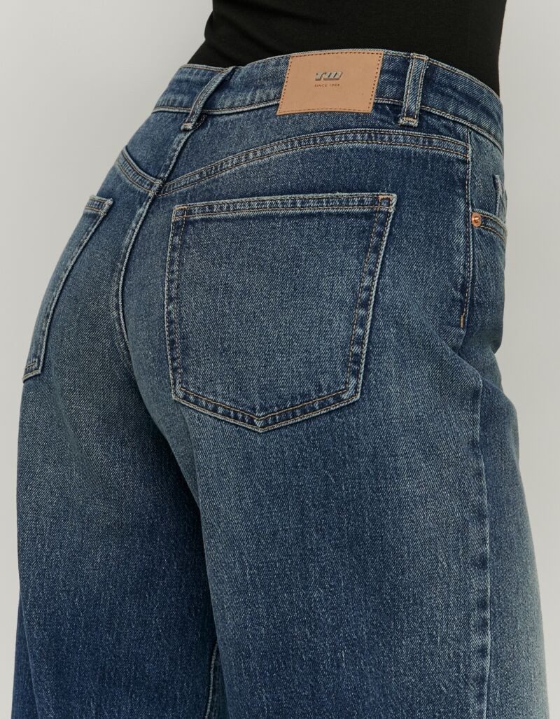 Tally Weijl Loose-fit-Jeans SPADEWACKIE5 Baumwollmischung, Mid Waist